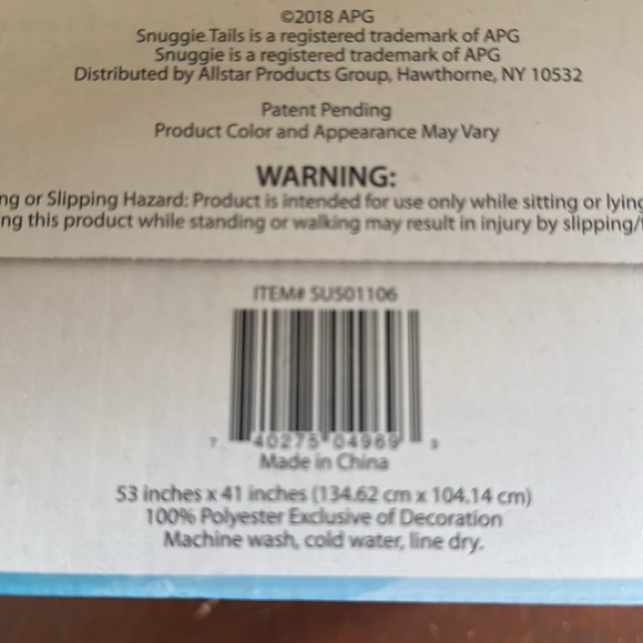 SNUGGIE TAILS DRAGON SOFT CUDDLY BLANKET New 1 Size Fits Most Kids Green. New - Picture 6 of 6